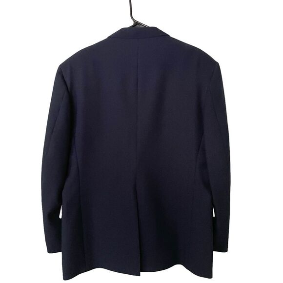 KUPPENHEIMER Men’s 44R Blue Navy 2 Gold Button Wool Sport Coat Blazer - Picture 2 of 10